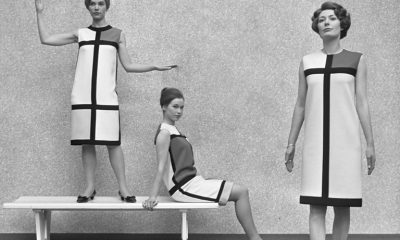 „The Mondrian Collection”, proj. Yves Saint Laurent, 1966 (źródło: Wikimedia Commons)