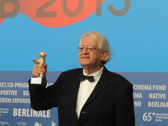 Patricio Guzman, „The Pearl Button”, fot. Alexandra Hołownia, 65. Międzynarodowy Festiwal Filmowy w Berlinie, 2015 (źródło: dzięki uprzejmości autorki)