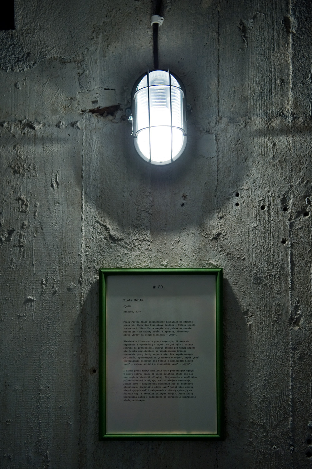 Wystawa „Niemcy nie przyszli”, fot. Małgorzata Kujda, 2014 (źródło: dzięki uprzejmości Muzeum Współczesnego we Wrocławiu)