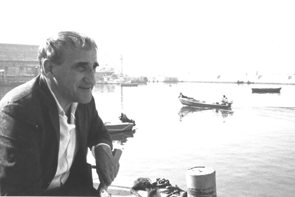 Tadeusz Kantor, fot. Wiesław Borowski, Jaffa, 1985 (źródło: dzięki uprzejmości autora tekstu)