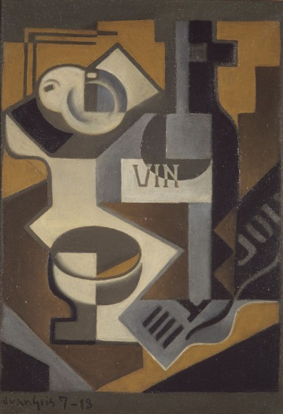 Juan Gris (1887-1927), “La bouteille de vin (Butelka wina)”, 1918, Museo Nacional Centro de Arte Reina Sofia, Madryt (źródło: materiały prasowe MNW)