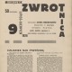 „Zwrotnica”, nr 9, Kraków, 1926–1927, projekt graficzny: Kazimierz Podsadecki, kolekcja Jana Strausa (źródło: materiały prasowe MNW)