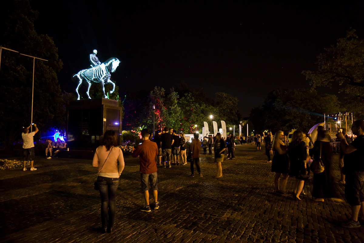 Noc Kultury 2015, Lublin, fot. Robert Pranagal (źródło: dzięki uprzejmości Warsztatów Kultury)