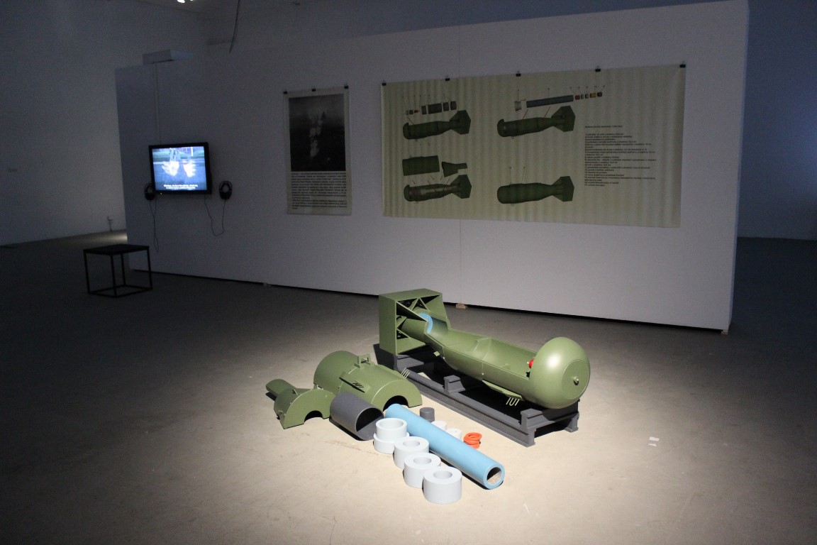 „Wojna i pokój”, Galeria Labirynt w Lublinie, 2015, fot. Marta Ryczkowska (źródło: archiwum autorki)