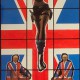 Whielki Krasnal, „Church of England wg Gilberta George'a. Angelina Jolie vel Lara Croft” z cyklu „Brothers in Arms”, akryl, technika mieszana na płótnie, 270×120 cm, 2009 (źródło: dzięki uprzejmości artystów)