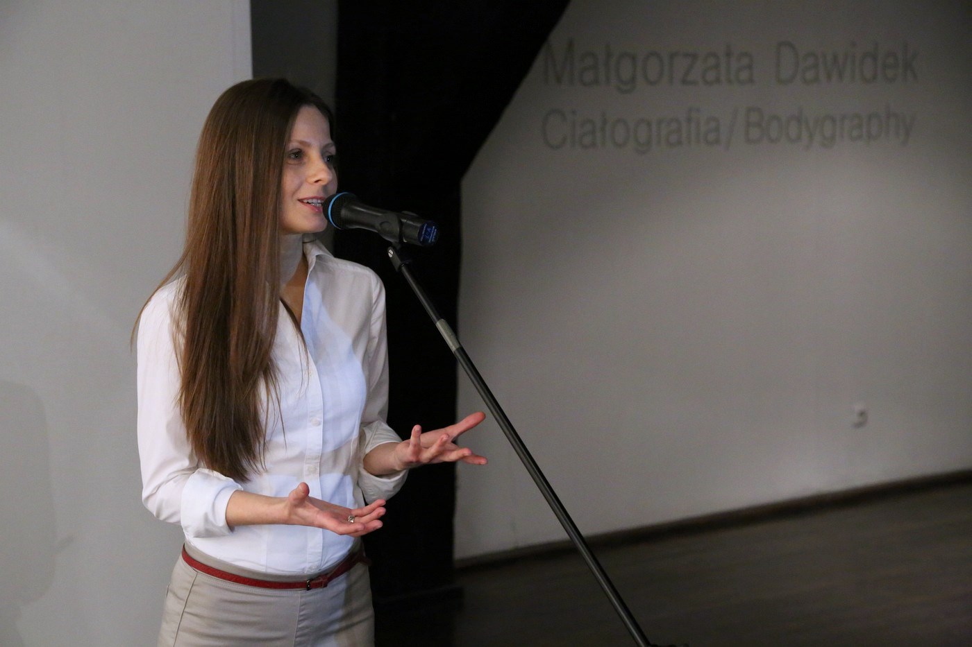 „Małgorzata Dawidek. Bodygraphy”, Galeria Sztuki Wozownia w Toruniu, 2016, fot. Kazimierz Napiórkowski (źródło: dzięki uprzejmości organizatora)