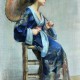 Cécile Chalus, Portret kobiety w stroju japońskim, b.d., fot. I.Marciszuk (źródło: materiały MNKD)