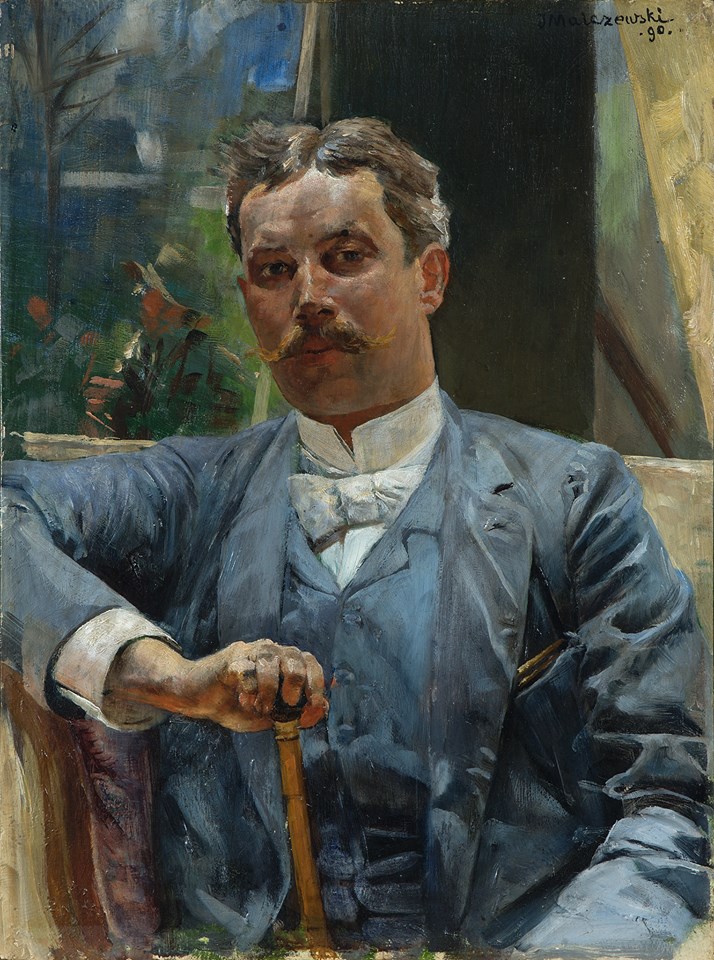 Jacek Malczewski, Portret Sobiesława Bystrzyńskiego, 1890, fot. J. Szot (źródło: materiały MNKD)