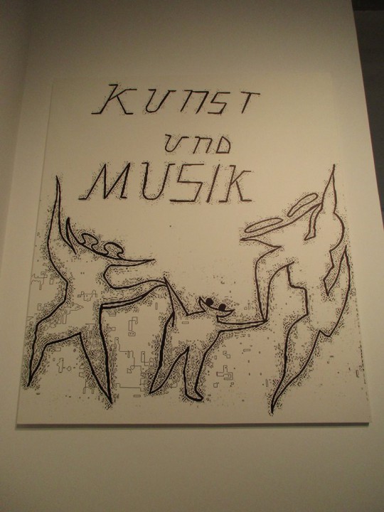 Cezary Poniatowski, Kunst und Musik (b.d.) wydruk cyfrowy na płótnie, 180x153 cm (źródło: dzięki uprzejmości autorki)