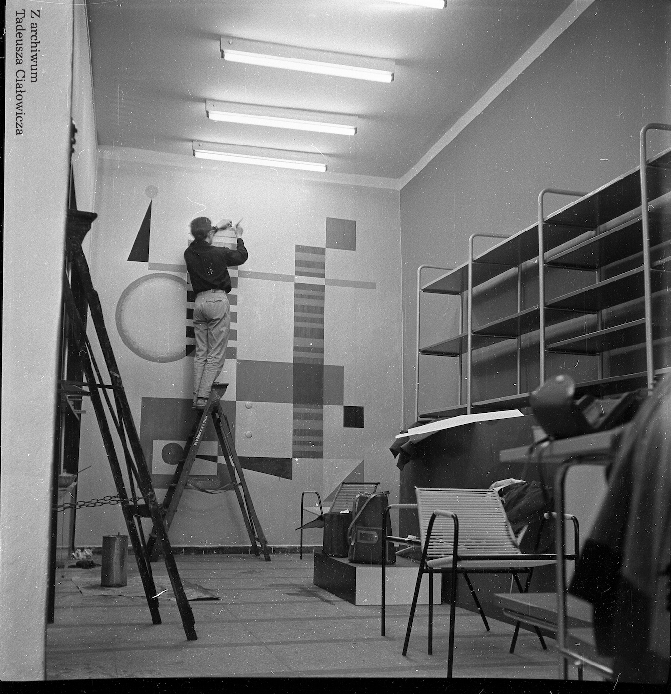 Malarstwo, sklep w Dzierżoniowie, proj. Tadeusz Ciałowicz, 1960 (źródło: materiały prasowe organizatora)