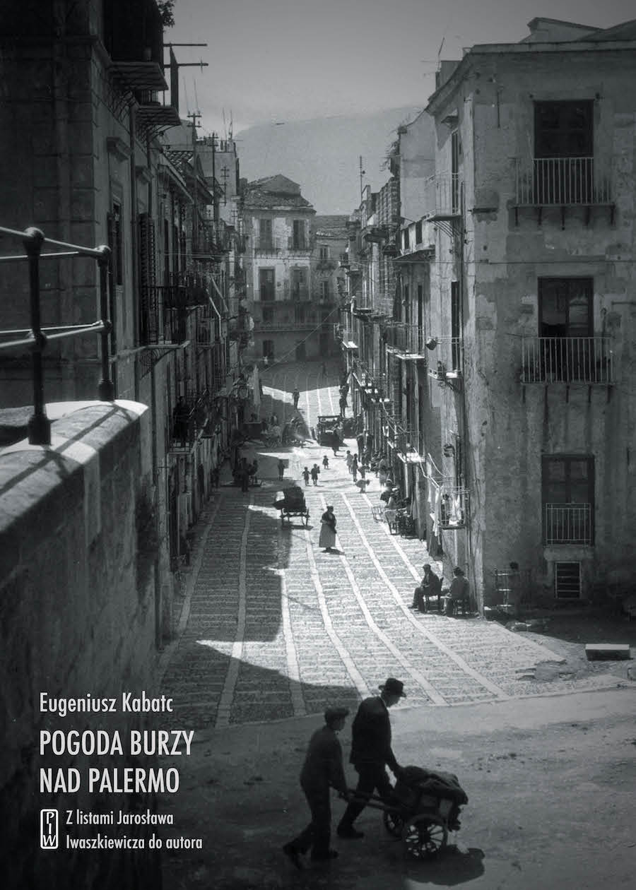 Eugeniusz Kabatc, „Pogoda burzy nad Palermo”, okładka, Państwowy Instytut Wydawniczy (źródło: materiały prasowe wydawcy)