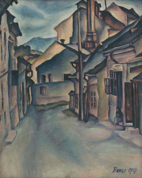 Konštantín Bauer, „Uliczka”, 1927, Východoslovenská galéria Košice (źródło: mat. prasowe organizatora)