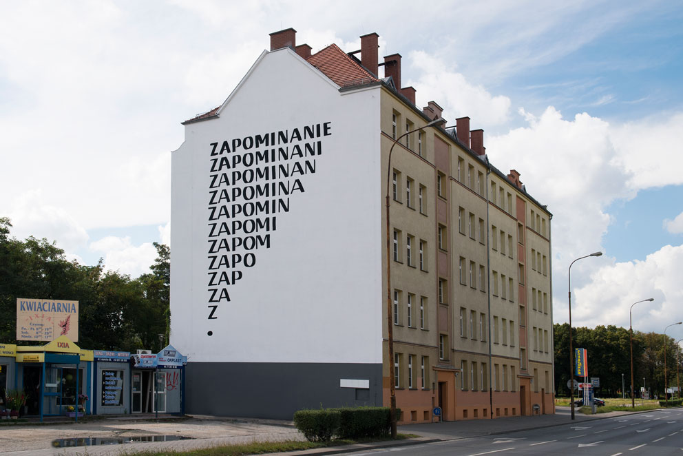 Mural „Zapominanie”, fot. Małgorzata Kujda (źródło: dzięki uprzejmości organizatora)