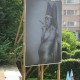 Michel Walgraeve, „Black Santa, banner, Atelier 340, Bruksela (źródło: dzięki uprzejmości organizatora)