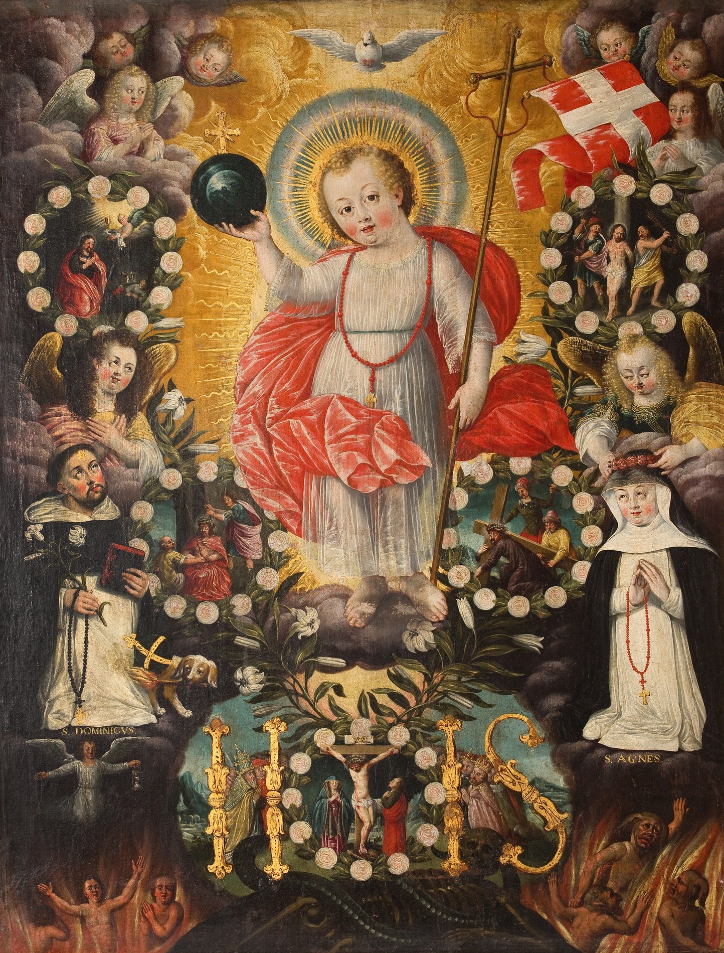 Bartholomaeus Strobel, warsztat, „Dzieciątko Jezus jako Salvator Mundi”, ok. 1650 (źródło: materiały prasowe organizatora)