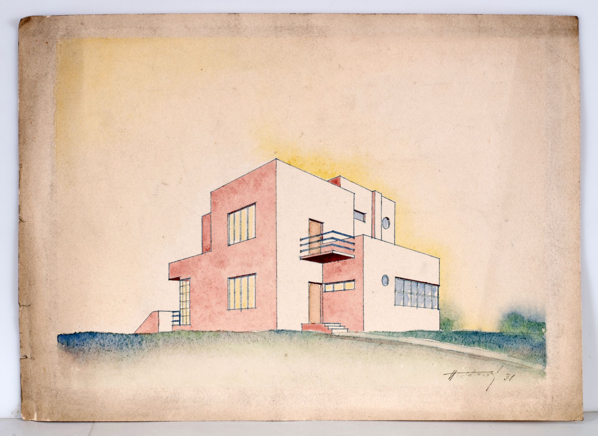 Tadeusz Teodorowicz-Todorowski, projekt domu jednorodzinnego, 1931, zbiory Muzeum Architektury we Wrocławiu (źródło: materiały prasowe organizatora)