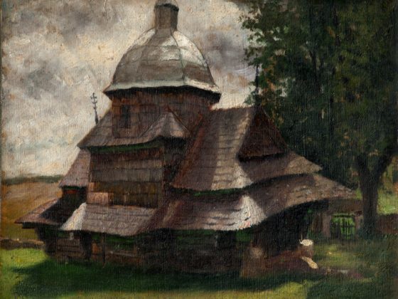 Soter Jaxa-Małachowski, „Cerkiew w Kimirzu”, 1899 (źródło: dzięki uprzejmości autorki)