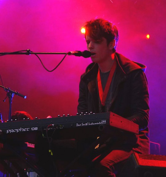 James Blake, 2011, Norwegia, fot. Kristoffer Trolle (źródło: Wikimedia Commons)