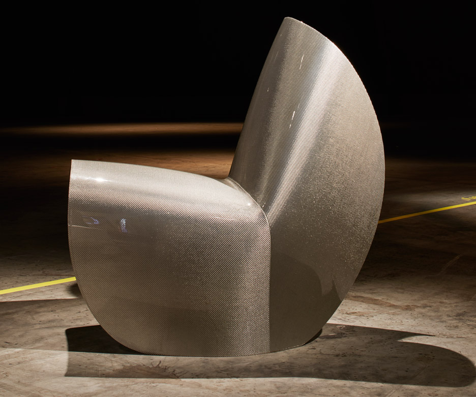 Zaha Hadid, krzesło „Kuka”, fot. Alexandra Hołownia (źródło: dzięki uprzejmości autorki)