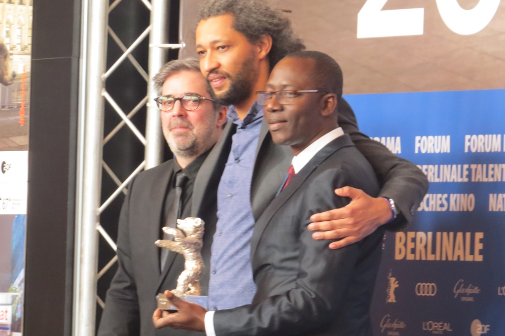 Alain Gomis, Berlinale 2017, fot. A. Hołownia (źródło: dzięki uprzejmości autorki)