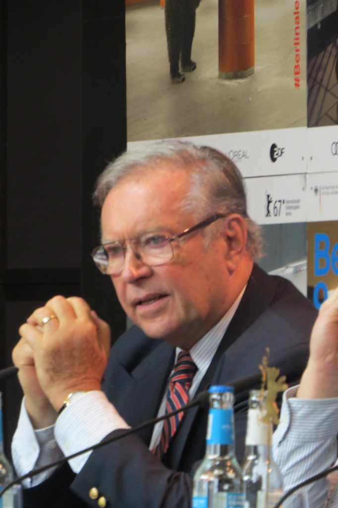 Krzysztof Zanussi, Berlinale 2017, fot. A. Hołownia (źródło: dzięki uprzejmości autorki)