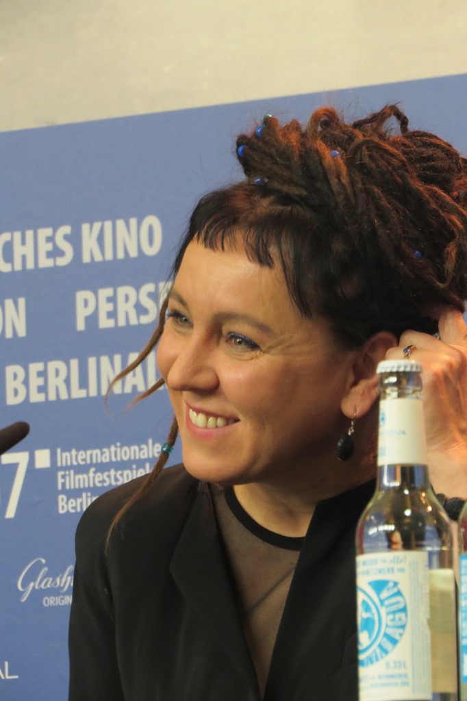 Olga Tokarczuk, Berlinale 2017, fot. A. Hołownia (źródło: dzięki uprzejmości autorki)