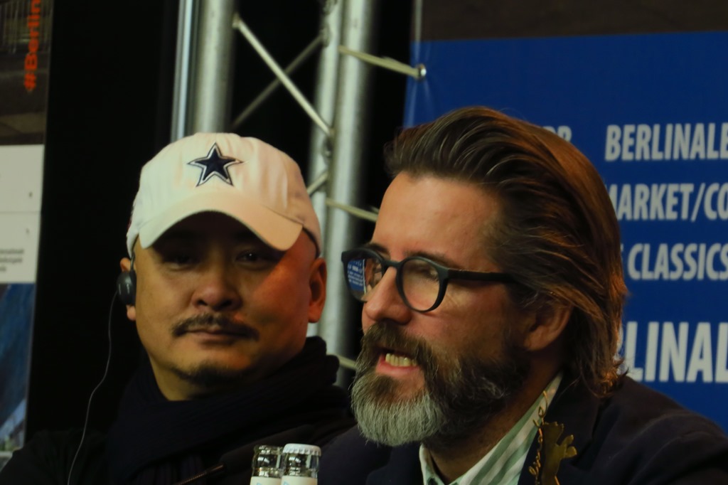 Wang Quanan, Olafur Eliasson, Berlinale 2017, fot. A. Hołownia (źródło: dzięki uprzejmości autorki)