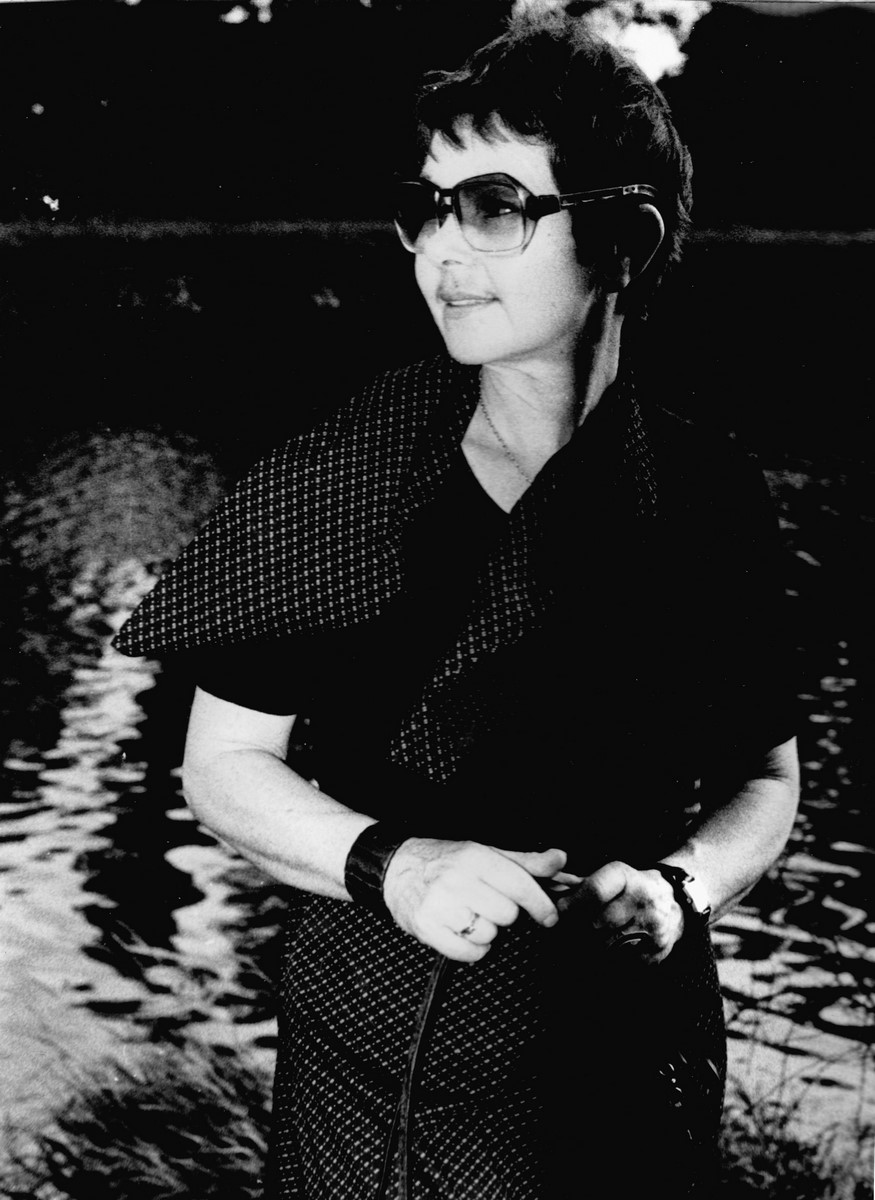 Wanda Gołkowska nad Odrą, lata 70. XX wieku, z archiwum Jana Chwałczyka (źródło: materiały prasowe organizatora)