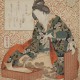 Yashima Gakutei (1786[?]-1868), „Bóg szczęścia Ebisu z serii: Parodia siedmiu bogów szczęścia” (źródło: materiały prasowe organizatora)