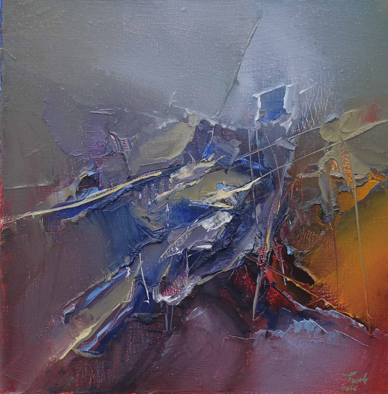 Piotr Turek, „Rozmowa koloraturowa XLI”, 2016, 46×46 cm (źródło: dzięki uprzejmości artysty)