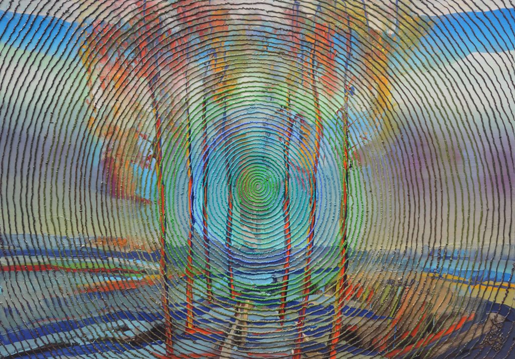 Piotr Turek, „Wibracje II”, 2016, 114×160 cm (źródło: dzięki uprzejmości artysty)