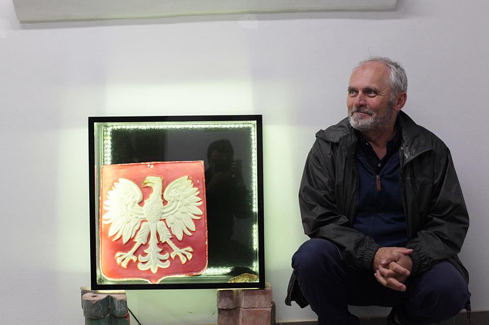 Krzysztof Żwirblis na wystawie Muzeum społeczne, fot. Marcin Polak/Jerzy Grzegorski (źródło: dzięki uprzejmości organizatorów)