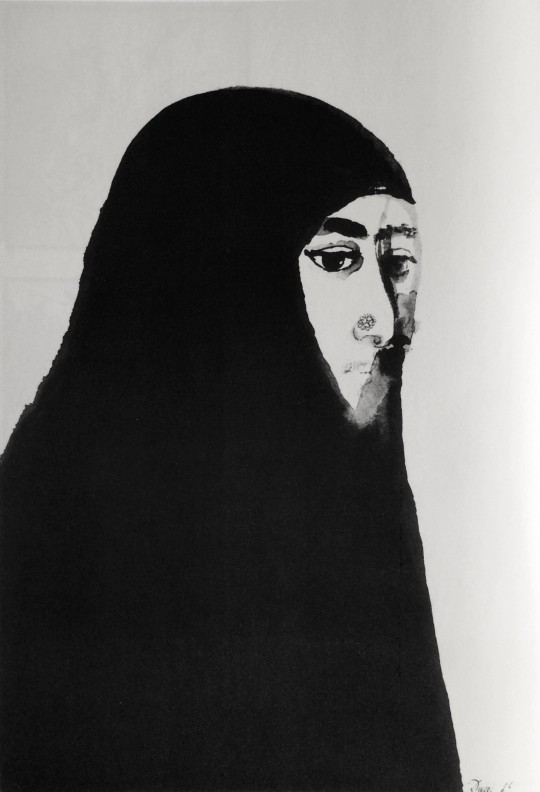 „Syryjska kobieta w czerni”, Andrzej Strumiłło, fot. Katalog z wystawy w Muzeum Azji i Pacyfiku, Warszawa 1997 (źródło: materiały organizatora)