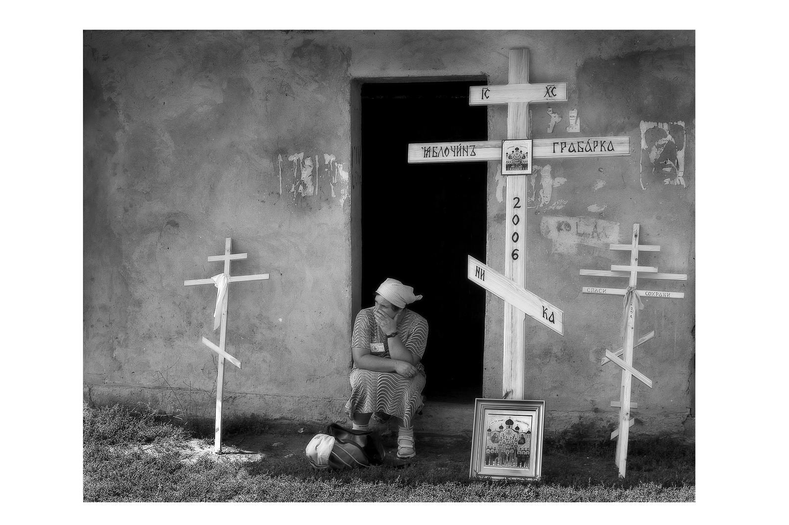 Fot. Tadeusz Żaczek, „W drodze”, 2006 (źródło: materiały prasowe Galerii Kordegarda w Warszawie)