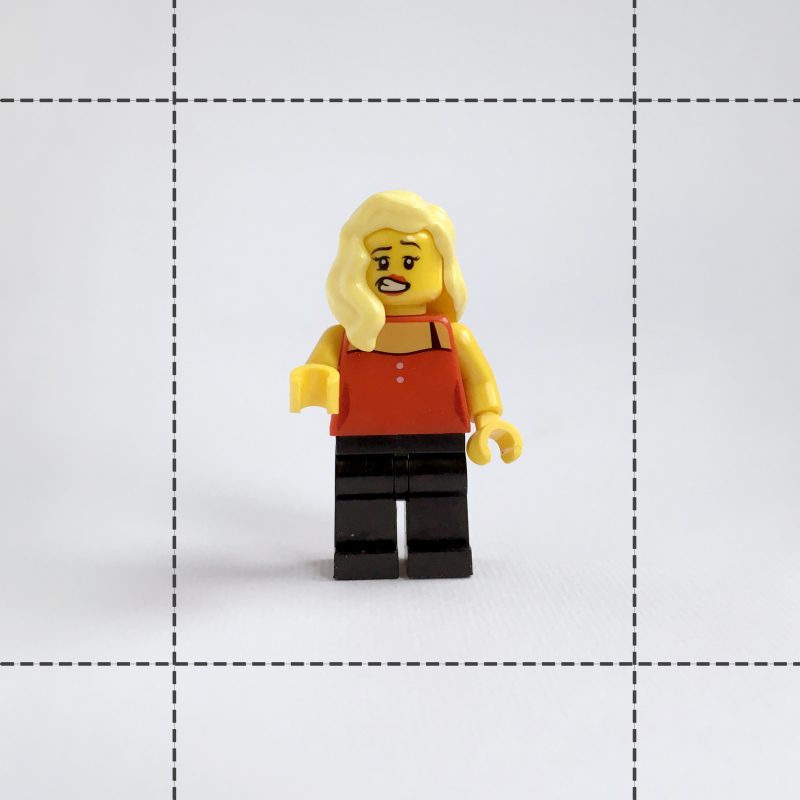 figurka lego fotografowanie małych obiektów