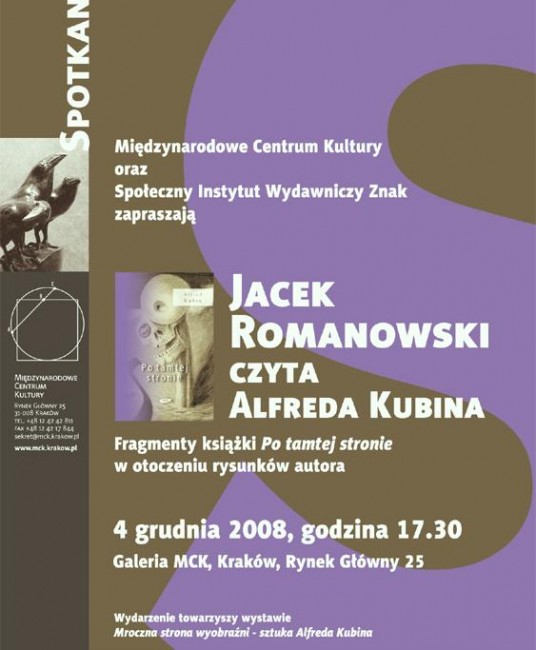 Jacek Romanowski czyta Alfreda Kubina