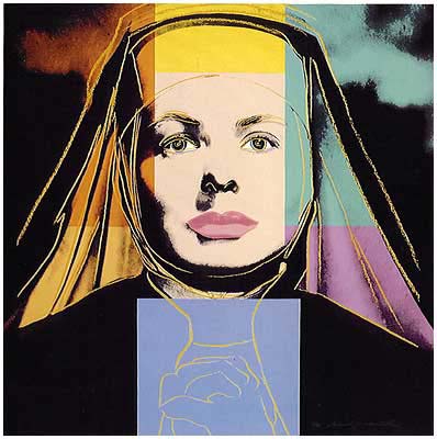 "Ingrid Bergman - The nun", autor: Andy Warhol, 1983