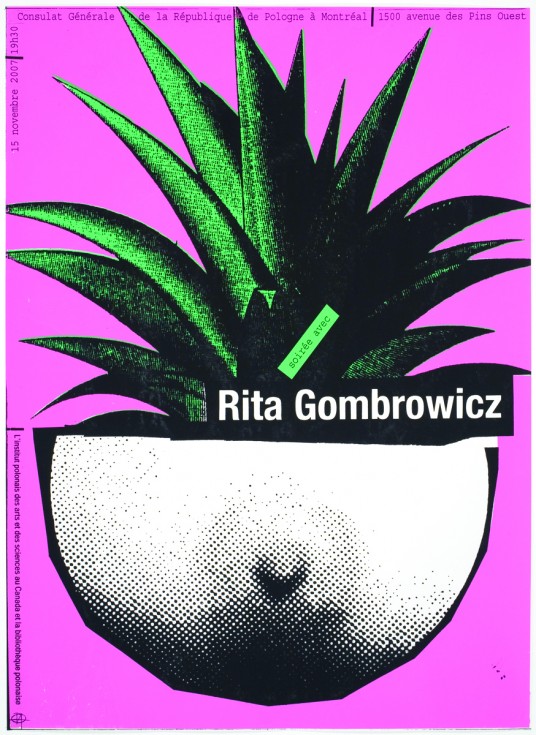Rita Gombrowicz - plakat Alfreda Hałasy