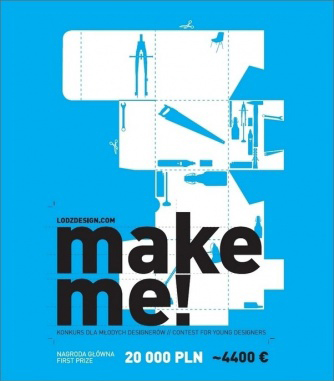Plakat konkursu "MAKE ME!" 2009