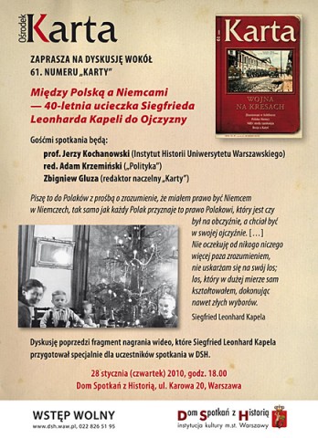 Między Polską a Niemcami - 40-letnia ucieczka Siegfrieda Leonharda Kapeli do Ojczyzny