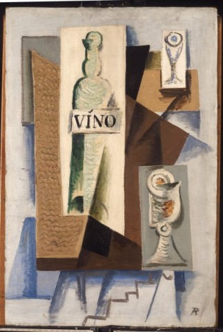 “Wino”, Antonín Procházka, 1914, olej, tektura