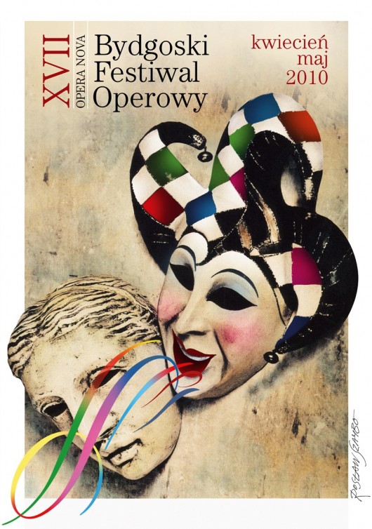 Plakat pormujący XVII Bydgoski Festiwal Operowy