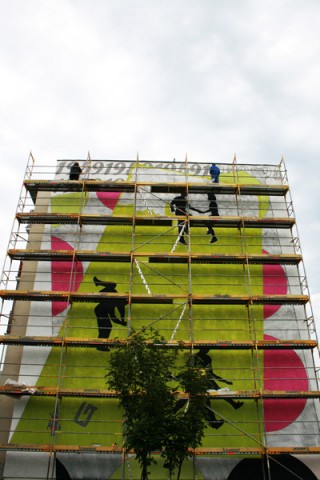 Murale 2009 - w trakcie pracy