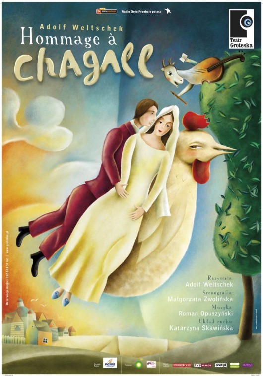 "Hommage a Chagall", plakat