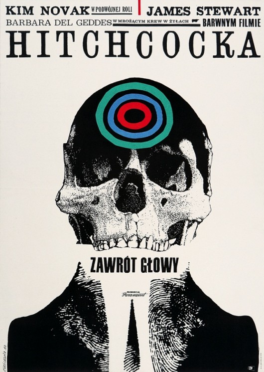 Plakat filmowy "Zawrót głowy"  (f. USA), 1963 