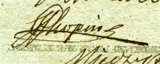 Podpis Fryderyka Chopina