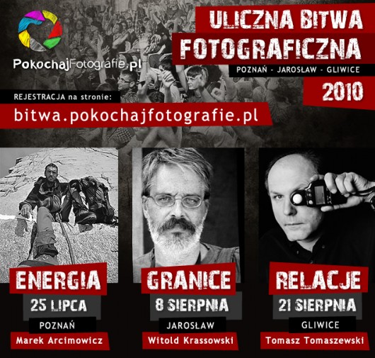 Plakat promujący Bitwę Fotograficzną