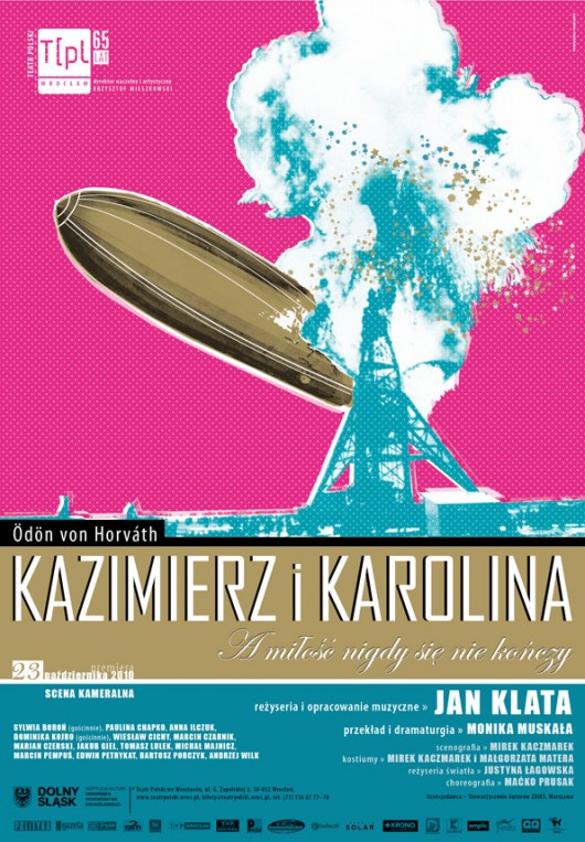 Plakat "Kazimierz i Karolina", reż. Jan Klata