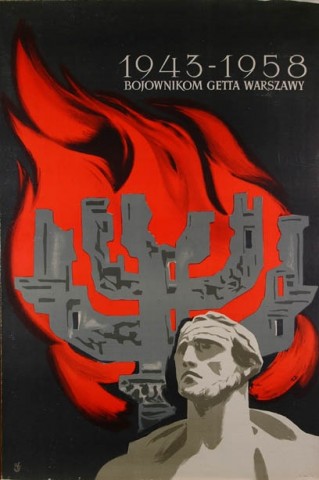1943-1958. Bojownikom getta Warszawy, 1958