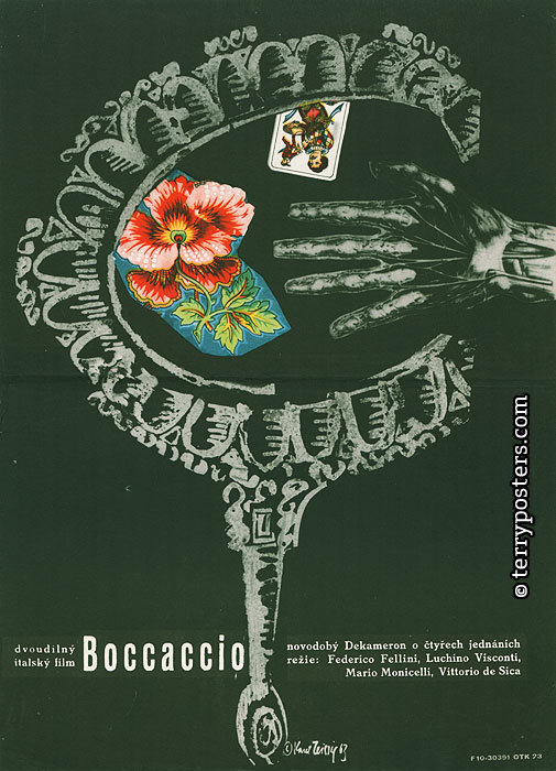 Czeski plakat do filmu "Boccaccio"